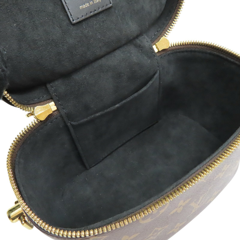棕色 原花帆布 Vanity PM 兩用包【LOUIS VUITTON LV 路易威登】 M45165-4