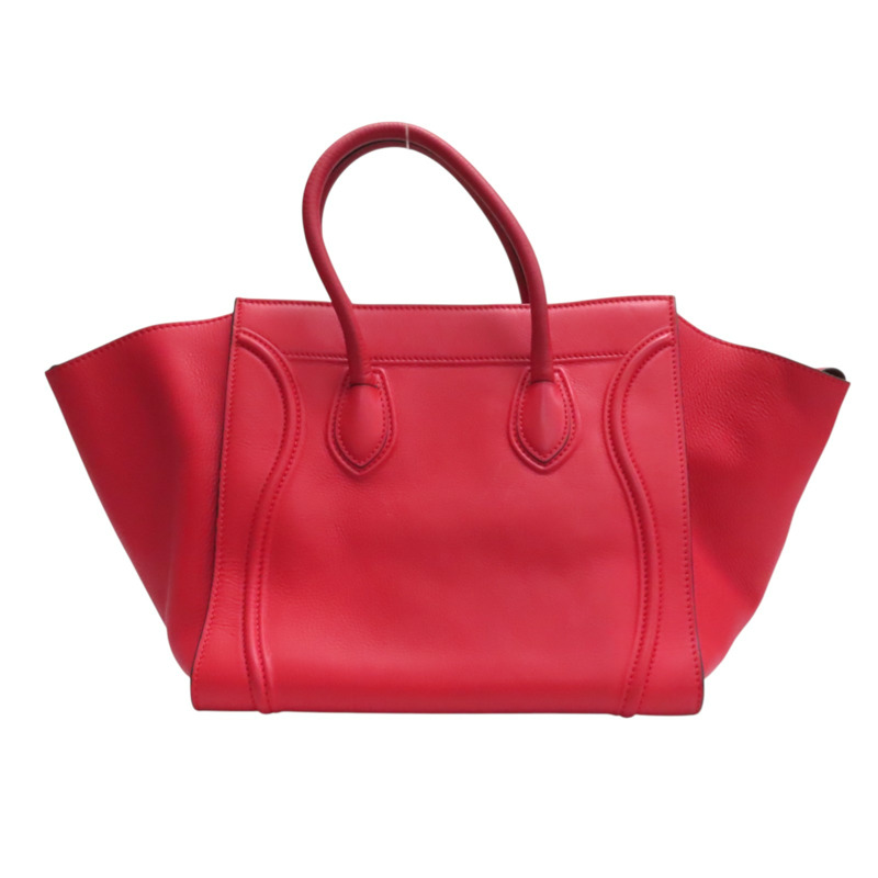 紅色 牛皮 Luggage Phantom 手提包【CELINE 賽琳】-1