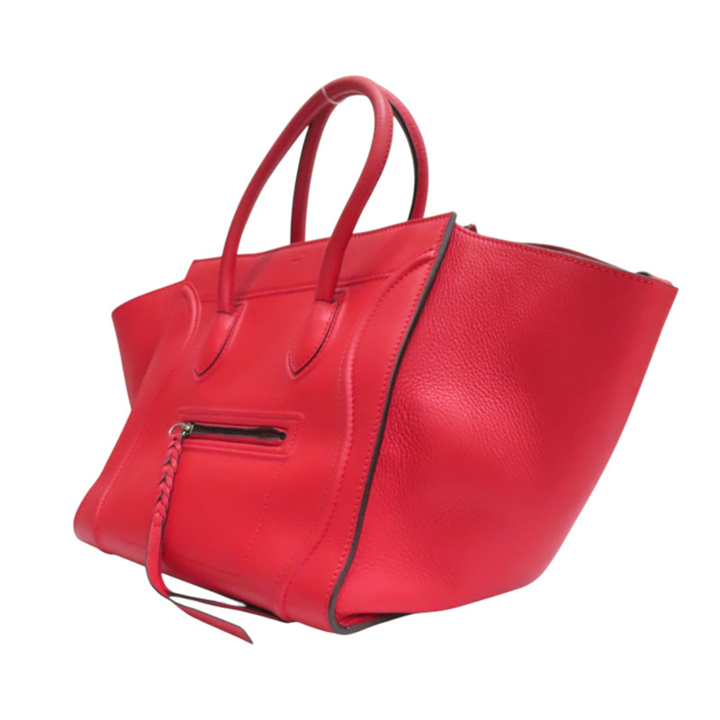 紅色 牛皮 Luggage Phantom 手提包【CELINE 賽琳】-2