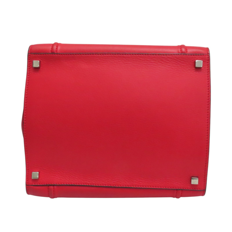 紅色 牛皮 Luggage Phantom 手提包【CELINE 賽琳】-3