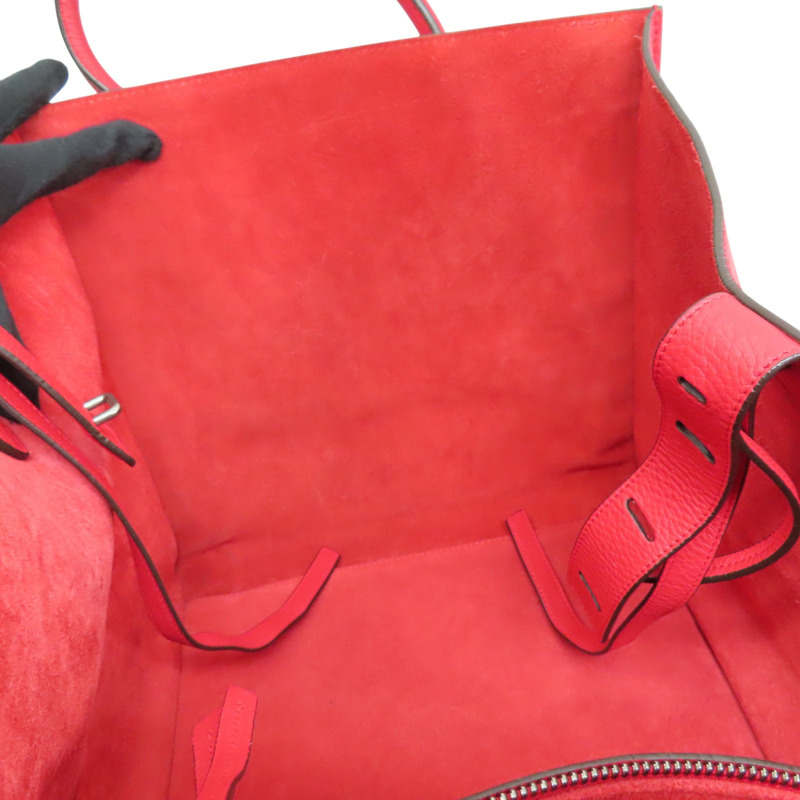 紅色 牛皮 Luggage Phantom 手提包【CELINE 賽琳】-5