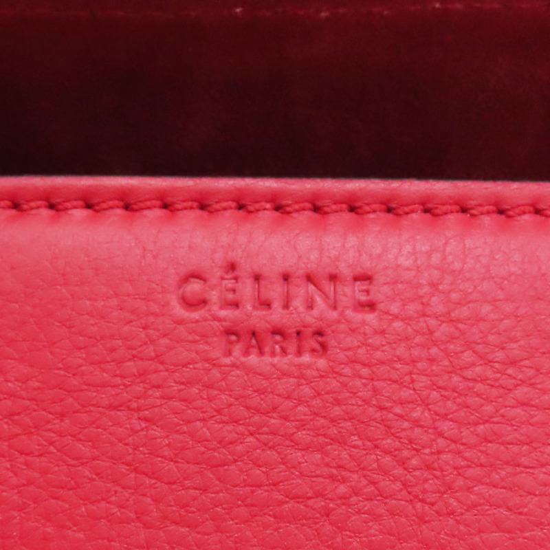 紅色 牛皮 Luggage Phantom 手提包【CELINE 賽琳】-6