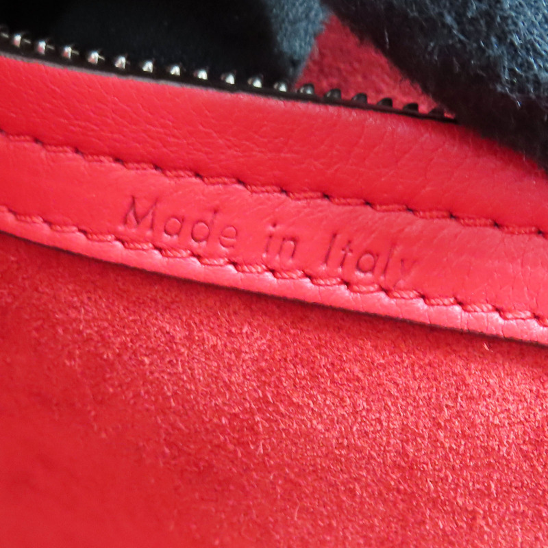 紅色 牛皮 Luggage Phantom 手提包【CELINE 賽琳】-8