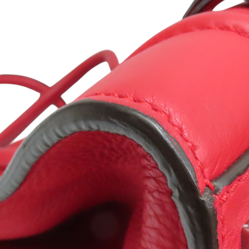 紅色 牛皮 Luggage Phantom 手提包【CELINE 賽琳】-11