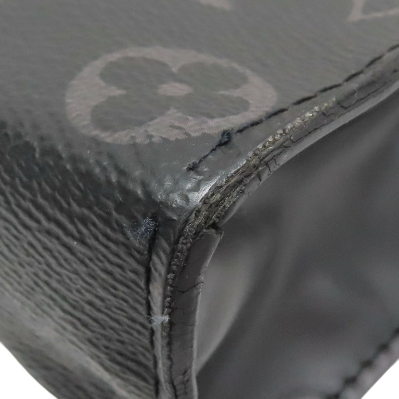 灰色 原花 Eclipse帆布 Pochette Voyage MM 手拿包【LOUIS VUITTON LV 路易威登】 M61692-10