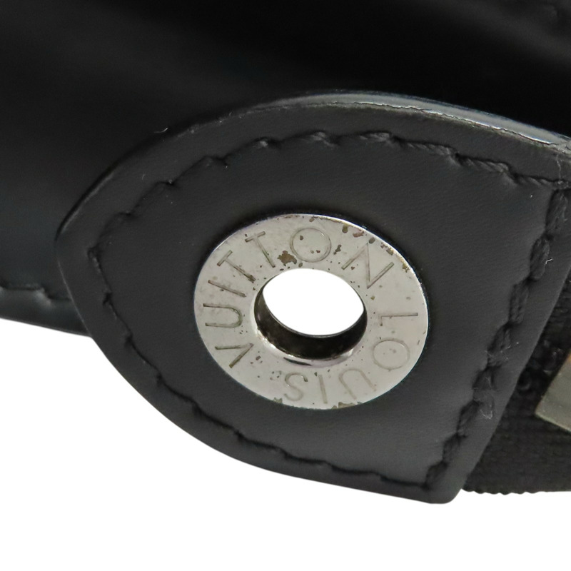 灰色 原花 Eclipse帆布 Pochette Voyage MM 手拿包【LOUIS VUITTON LV 路易威登】 M61692-13