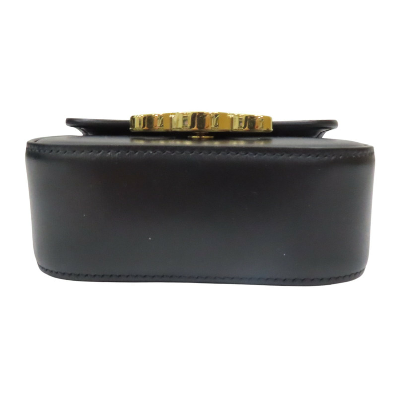 黑色 牛皮  Mini Cloude 肩背包【CELINE 賽琳】 101513DPV.38NO-3