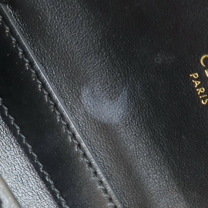 黑色 牛皮  Mini Cloude 肩背包【CELINE 賽琳】 101513DPV.38NO-13