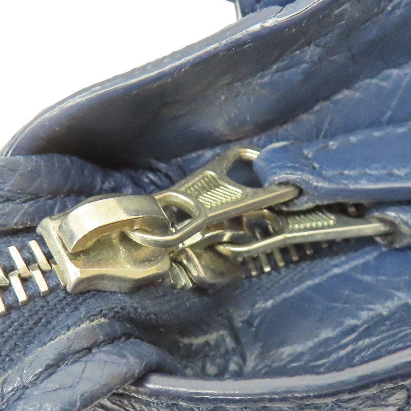 深藍色 牛皮 Mini City 肩背包【Balenciaga 巴黎世家】 309544-17