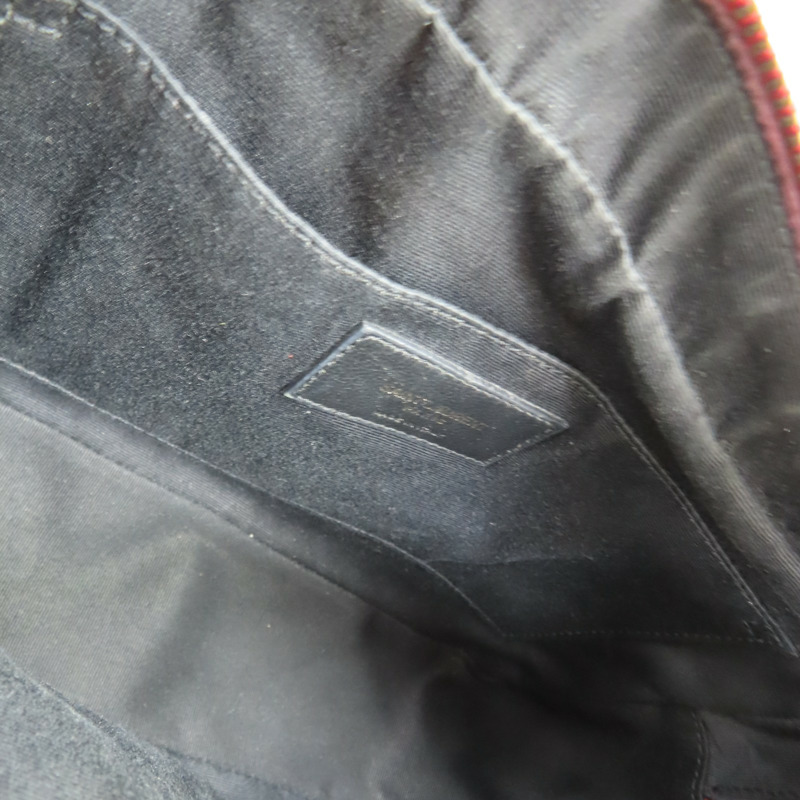 紅色 山行紋 牛皮 Lou Mediun 肩背包【SAINT LAURENT YSL 聖羅蘭 】 520534-4