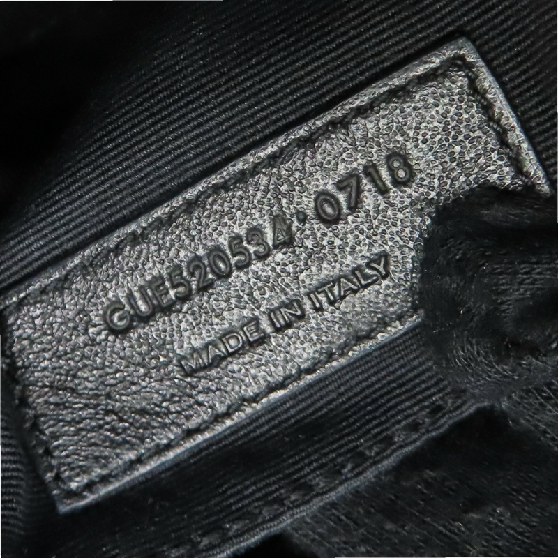 紅色 山行紋 牛皮 Lou Mediun 肩背包【SAINT LAURENT YSL 聖羅蘭 】 520534-8