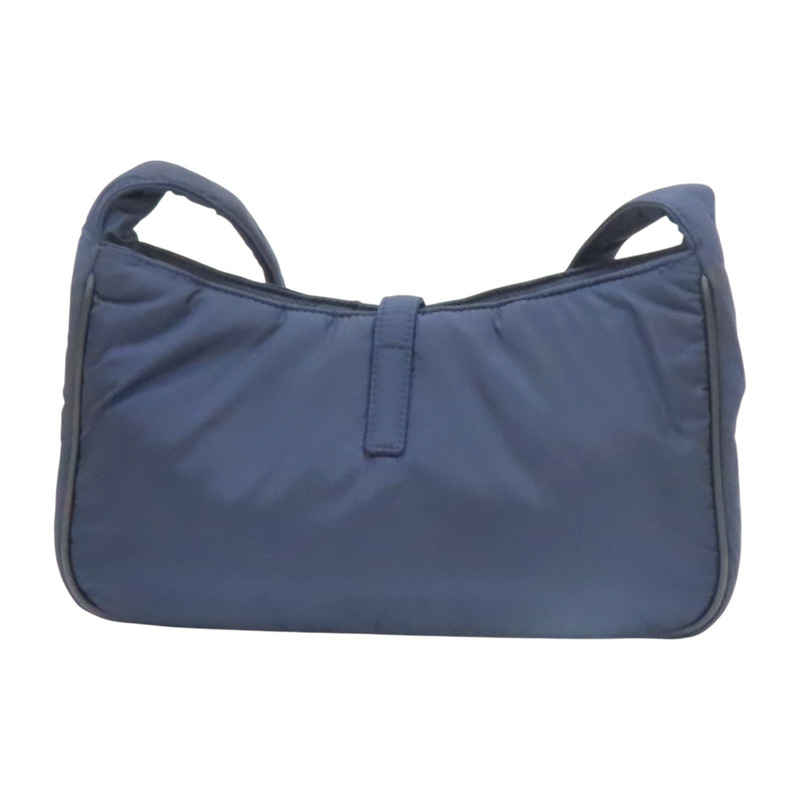 深藍色 尼龍 肩背包【SAINT LAURENT YSL 聖羅蘭 】 GUE733294-1