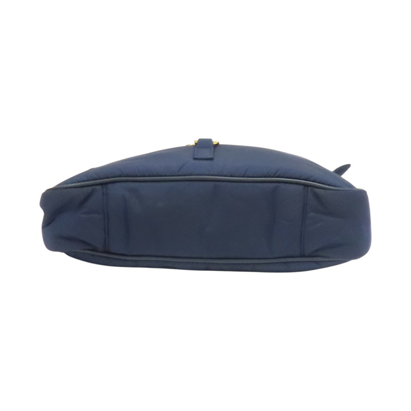 深藍色 尼龍 肩背包【SAINT LAURENT YSL 聖羅蘭 】 GUE733294-3