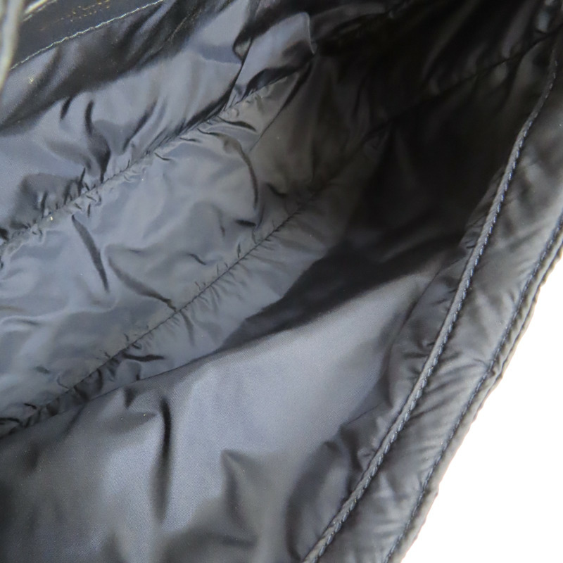 深藍色 尼龍 肩背包【SAINT LAURENT YSL 聖羅蘭 】 GUE733294-5