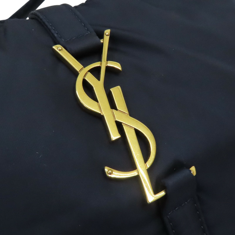 深藍色 尼龍 肩背包【SAINT LAURENT YSL 聖羅蘭 】 GUE733294-9