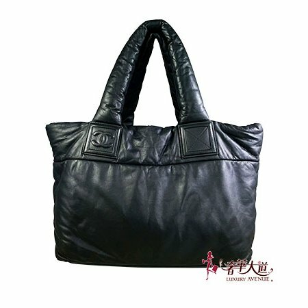 ＊奢華大道國際精品＊【CH0479】CHANEL 黑色COCO COCON小羊皮空氣肩背包