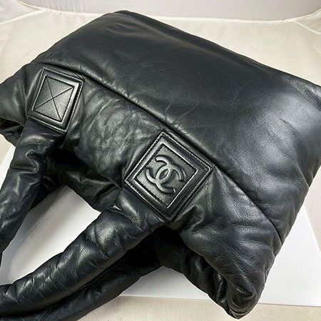 ＊奢華大道國際精品＊【CH0479】CHANEL 黑色COCO COCON小羊皮空氣肩背包-2