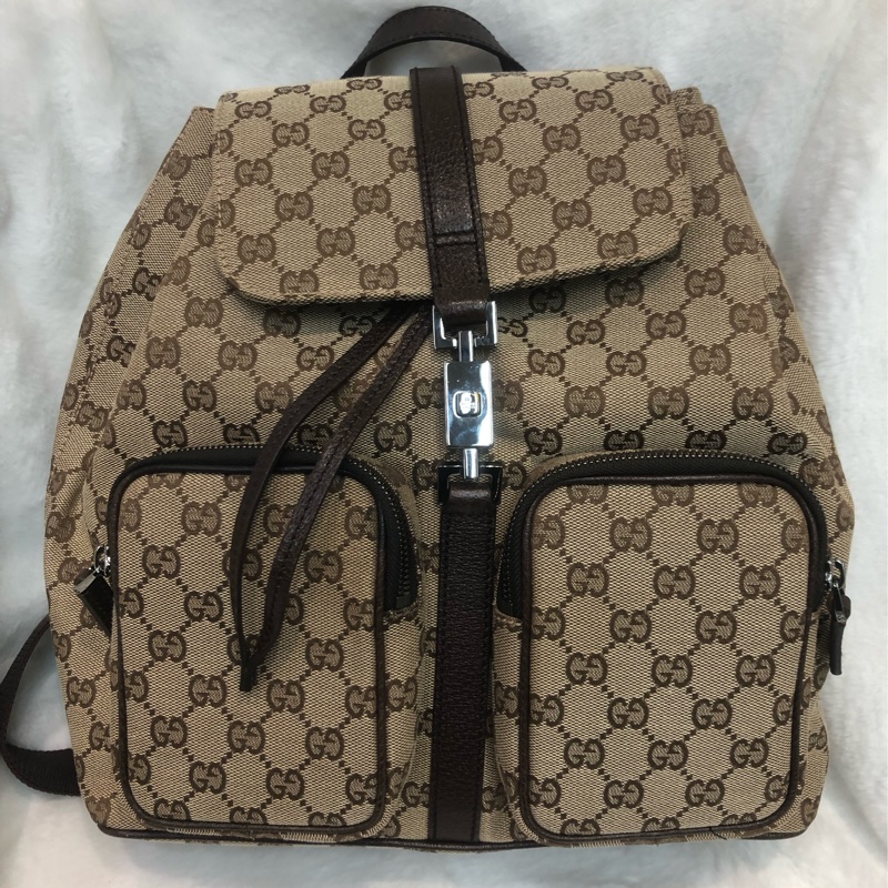 Gucci 布面老花背囊 XC229-0