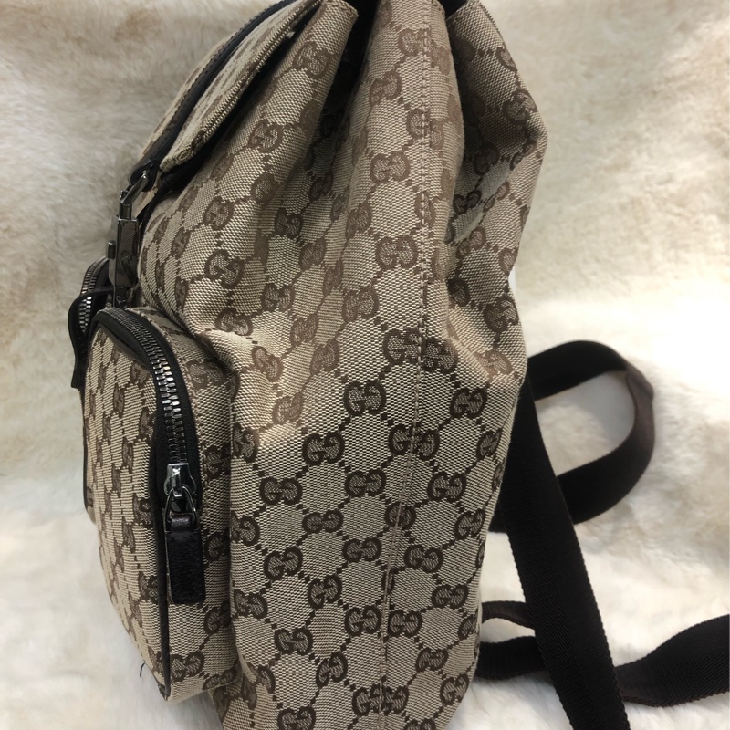 Gucci 布面老花背囊 XC229-4