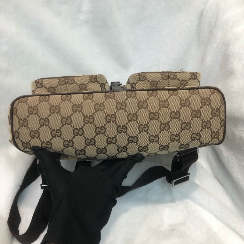 Gucci 布面老花背囊 XC229-5