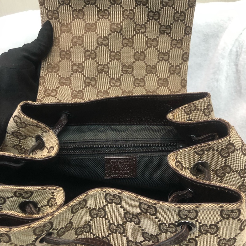 Gucci 布面老花背囊 XC229-8