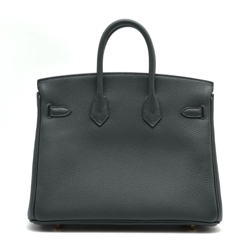 HERMES Birkin 25 -  灰綠香檳金-1