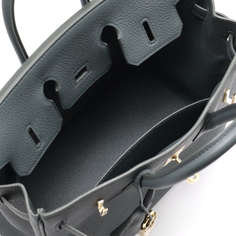 HERMES Birkin 25 -  灰綠香檳金-3