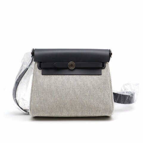 HERMES Herbag zip 20 - 石板灰銀