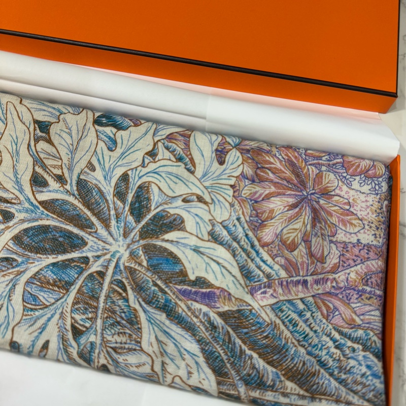 💖Hermes 140x140cm 絲巾💖 粉色-3