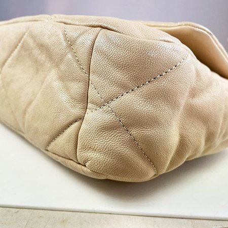 ＊奢華大道國際精品＊【CH0721】CHANEL 奶茶色小羊皮 金釦19系列 口蓋兩用包 AS1160-3