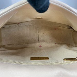 ＊奢華大道國際精品＊【CH0721】CHANEL 奶茶色小羊皮 金釦19系列 口蓋兩用包 AS1160-6