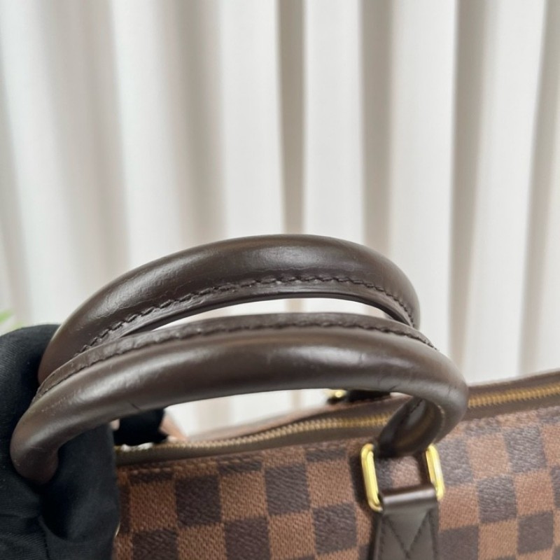 LV路易威登 少肩帶 棋盤格公事包手提斜挎 容量美麗 能放電腦 男女同款-24