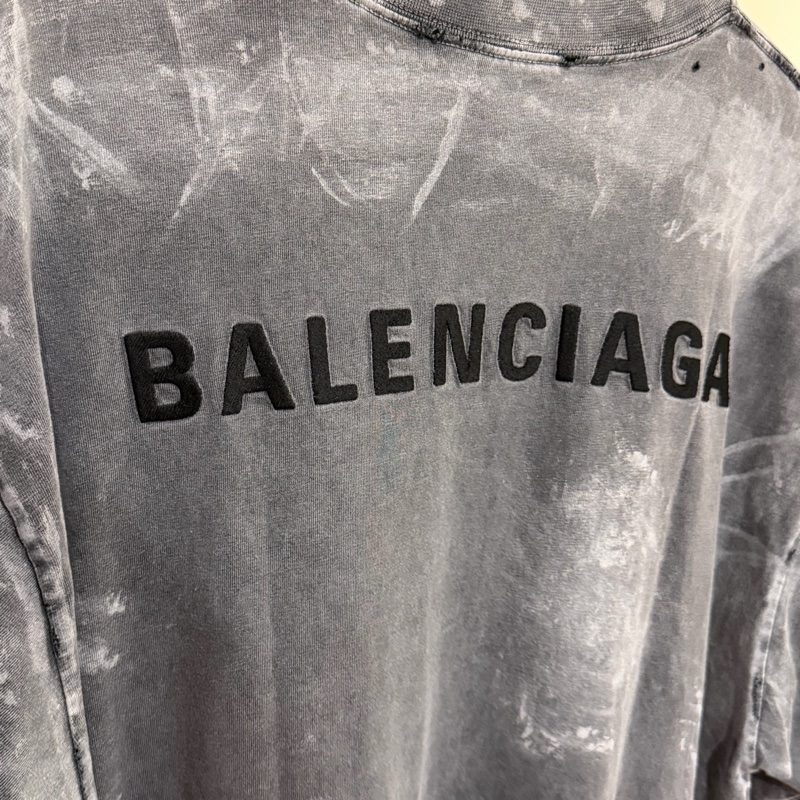 巴黎世家 水墨風格T恤-3