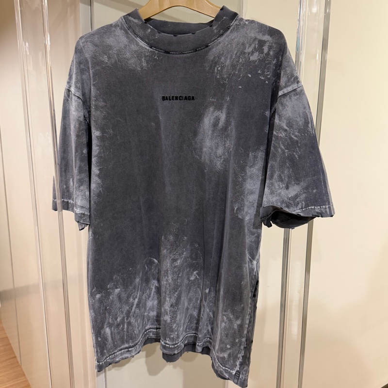 巴黎世家 水墨風格T恤-5