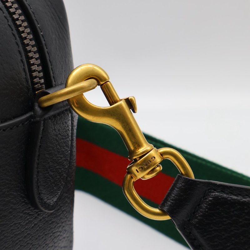 GUCCI x Adidas聯名款相機包 - 藍-4