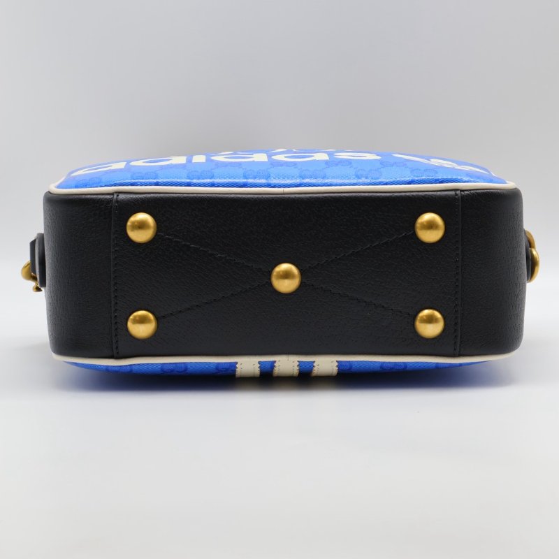 GUCCI x Adidas聯名款相機包 - 藍-9