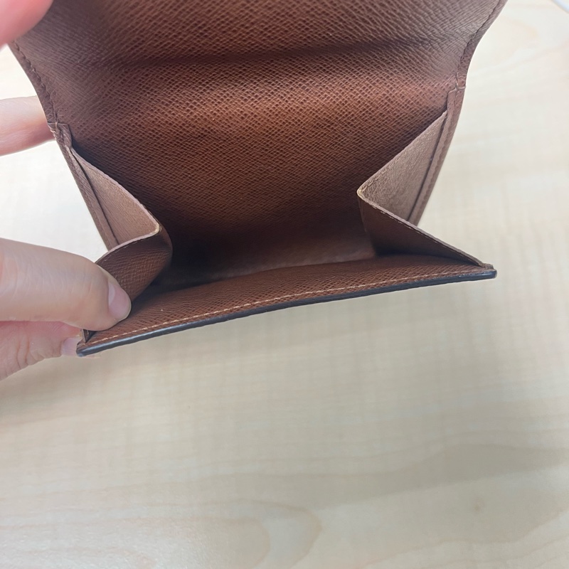 Louis Vuitton（路易威登）Monogram帆布三折短夾#M61652-13