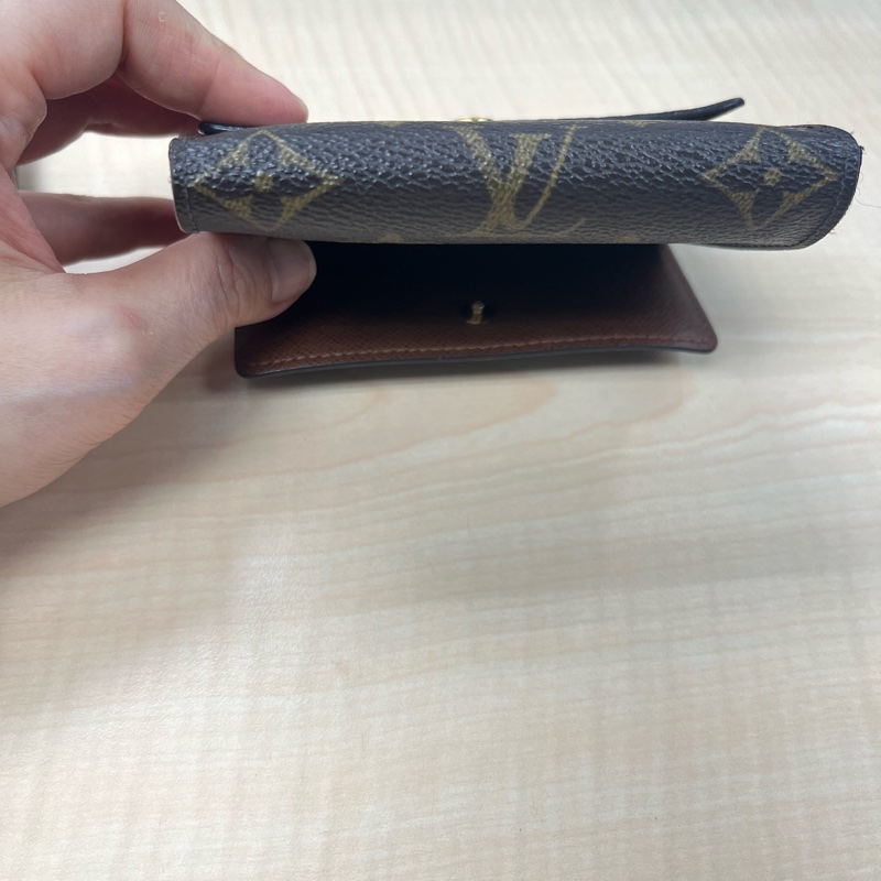 Louis Vuitton（路易威登）Monogram帆布三折短夾#M61652-16