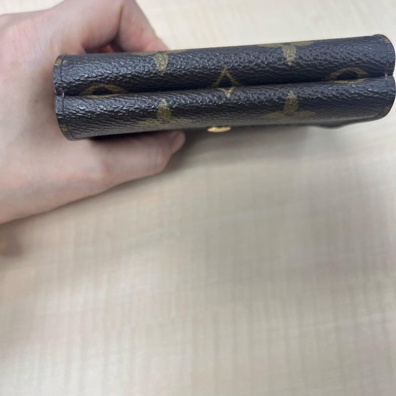 Louis Vuitton（路易威登）Monogram帆布三折短夾#M61652-22