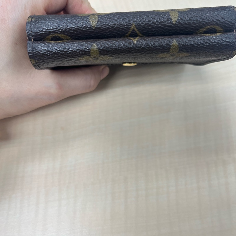 Louis Vuitton（路易威登）Monogram帆布三折短夾#M61652-23