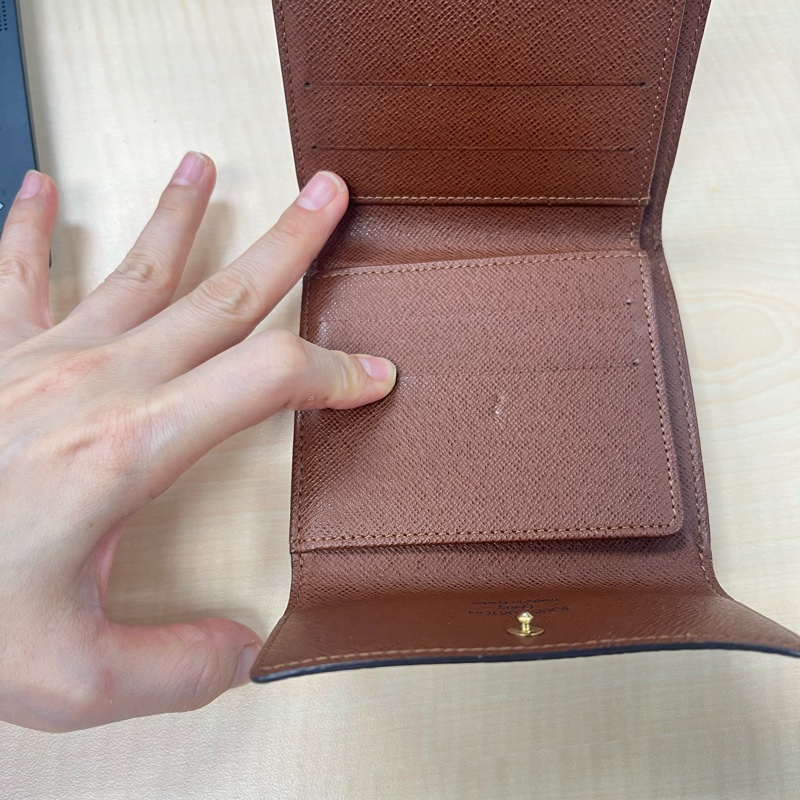 Louis Vuitton（路易威登）Monogram帆布三折短夾#M61652-29