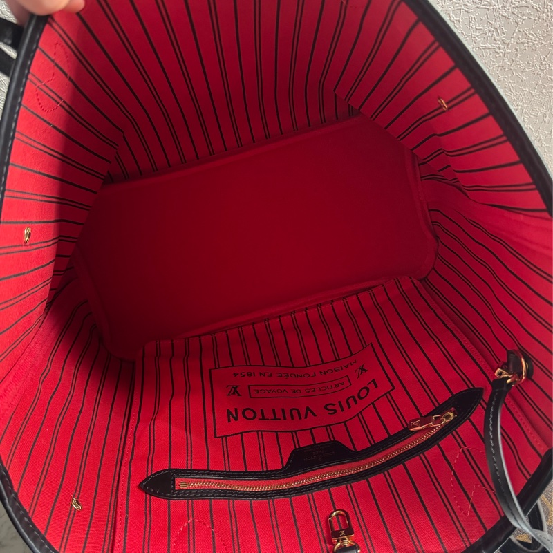 LV 花紋特殊款圖案neverfull mm 超好用托特包👜-19