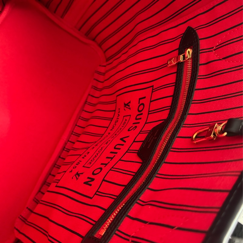 LV 花紋特殊款圖案neverfull mm 超好用托特包👜-21