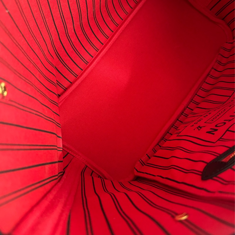 LV 花紋特殊款圖案neverfull mm 超好用托特包👜-22