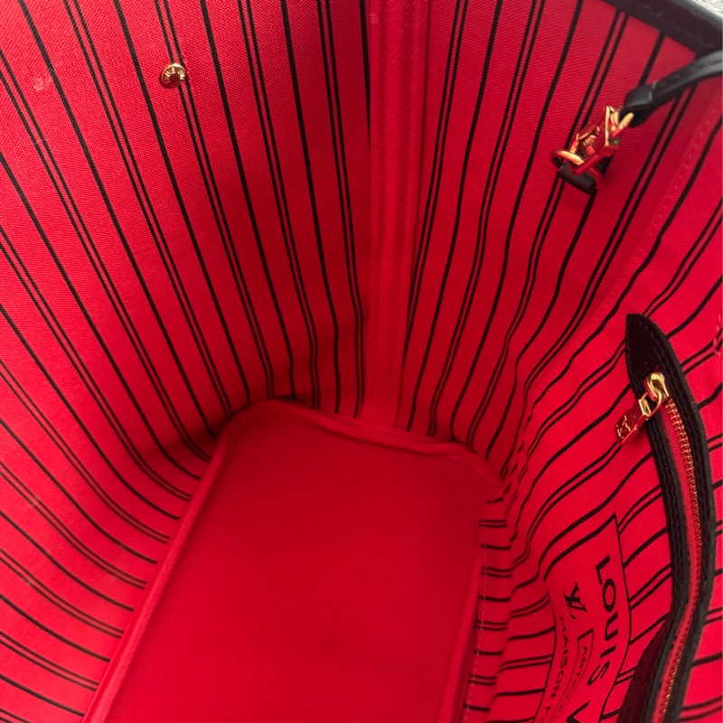LV 花紋特殊款圖案neverfull mm 超好用托特包👜-24