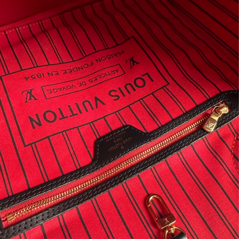 LV 花紋特殊款圖案neverfull mm 超好用托特包👜-26