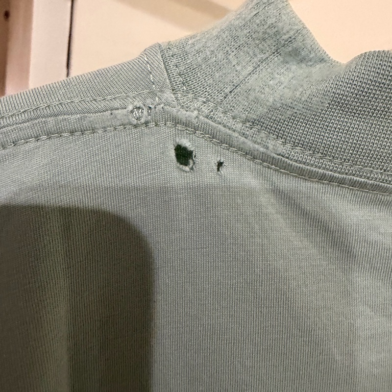 巴黎世家 水墨綠不規則踢恤 🩵-6