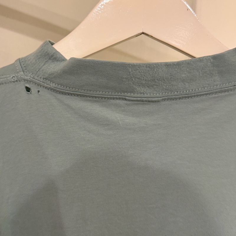 巴黎世家 水墨綠不規則踢恤 🩵-8