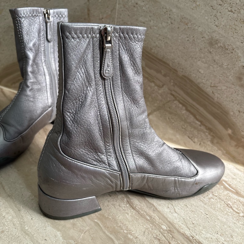 Dior 38號羊皮短靴-4