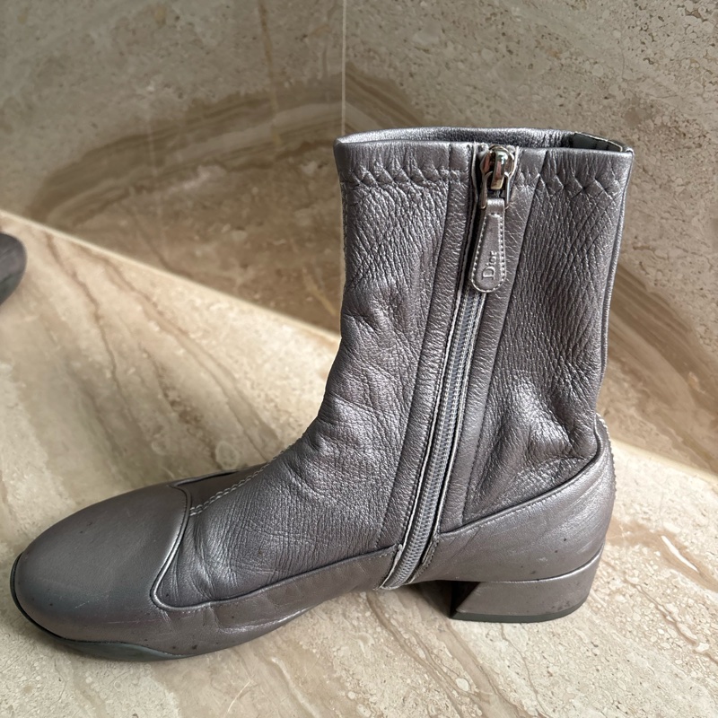 Dior 38號羊皮短靴-13